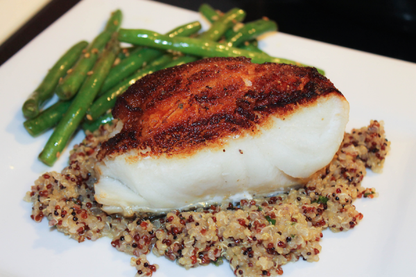 Pan Seared Sea Bass ~ Overcoming fish fears - Happy Belly Foodie